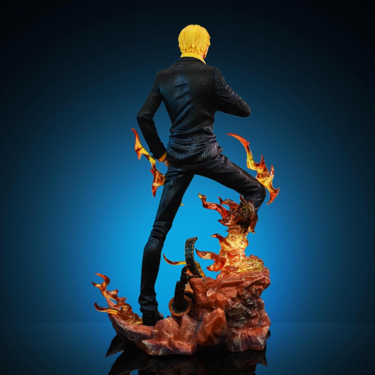 Anime Figure - Sanji Legs On Fire