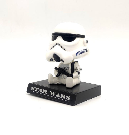 Small Figures Shacking Head & Mobile Holder - Star War - White