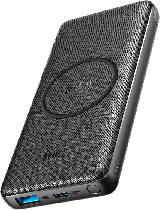 Anker 10W Max Wireless Power Bank - PowerCore III Sense 10000 mAh Wireless - Black