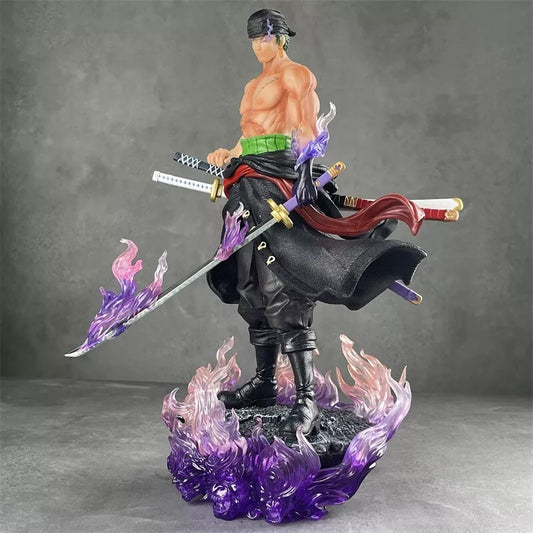 Anime Figure - Zoro On Fire